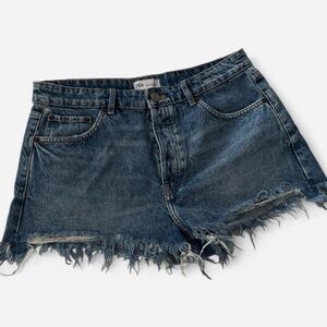 Zara Blue Denim Shorts